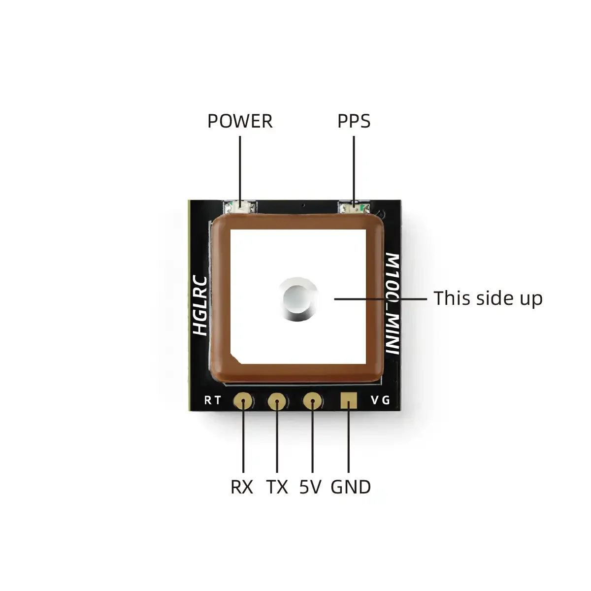 Módulo GPS Mini HGLRC M100 Chi - Drone Kit Racing avaliação e preço